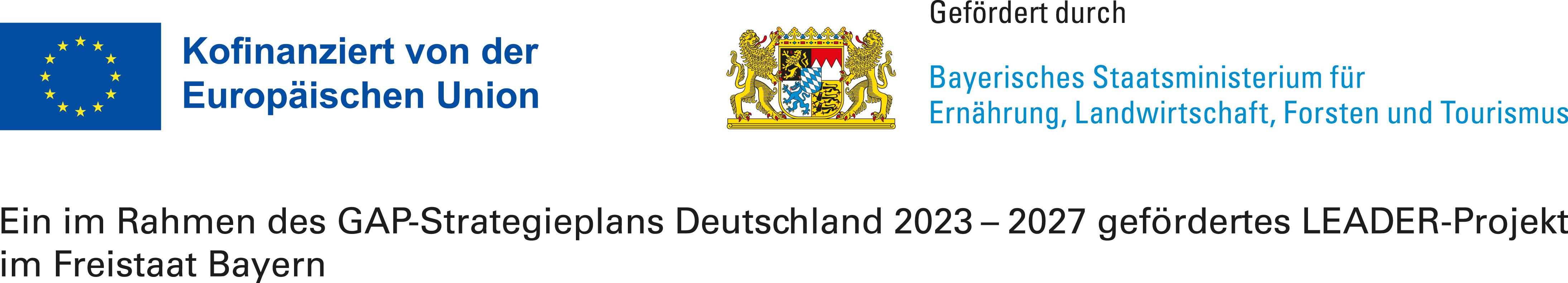 Ein im Rahmen des GAP-Strategieplans Deutschland 2023 - 2027 gefördertes LEADER-Projekt im Freistaat Bayern